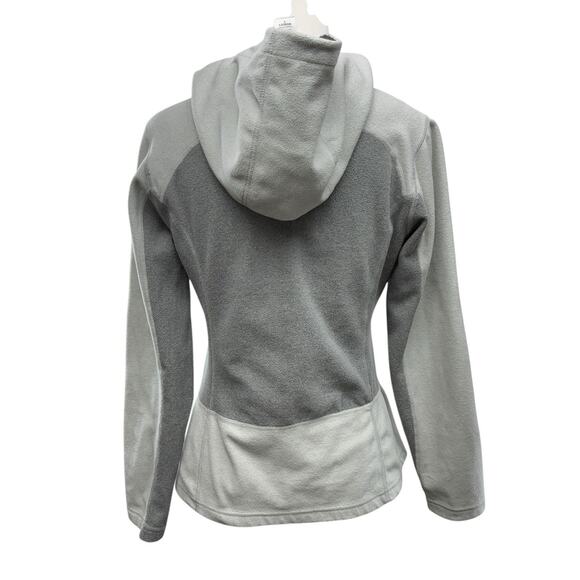 Patagonia Emmilen Fleece Jacket Women’s Size XS Two Tone Gray Zip Front Hooded - Picture 5 of 8